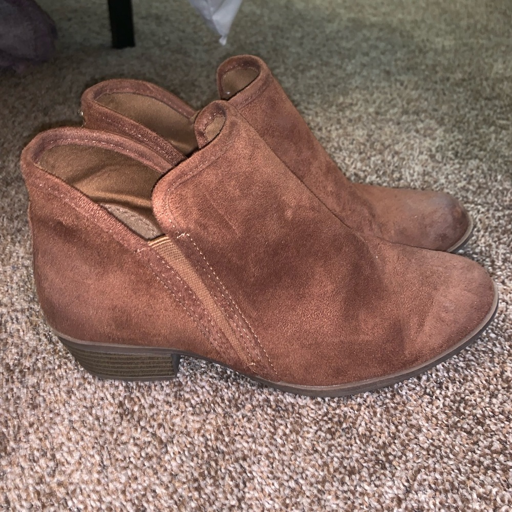 Brown booties
